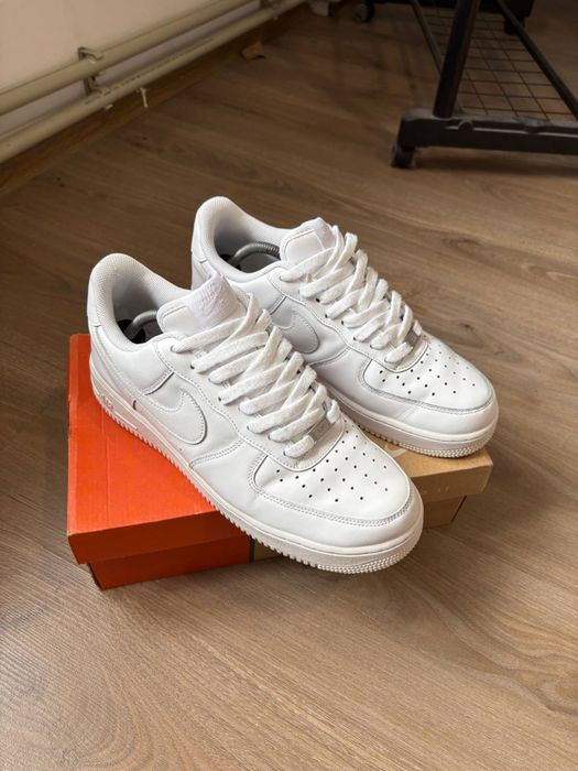 Чоловічі Кросівки Оригінал Nike air force 1 low white jordan sb dunk max