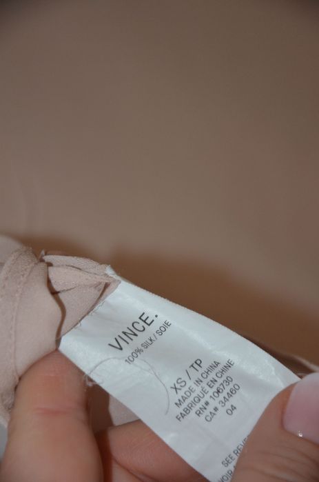 vince. koszula 100% jedwab r. XS silk