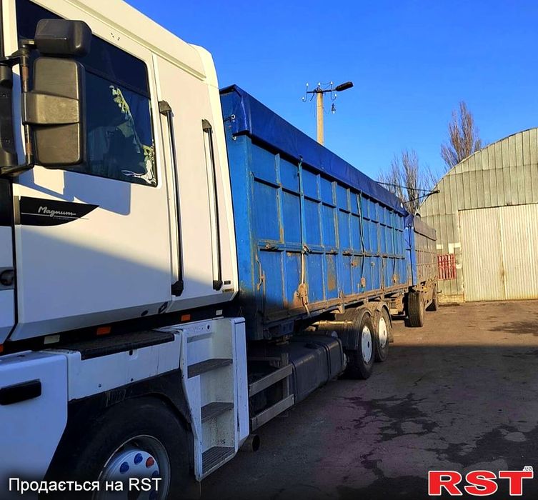 Renault Magnum тягач з причепом Рено Магнум