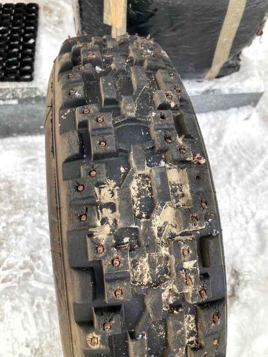 koła zimowe r14 kolce śnieg kjs trackday rally michelin 4x100