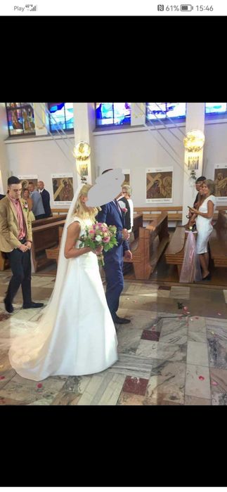suknia ślubna 165 wzrost, 36 rozmiar