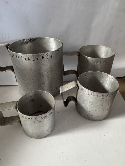 Medidas antigas de aluminio