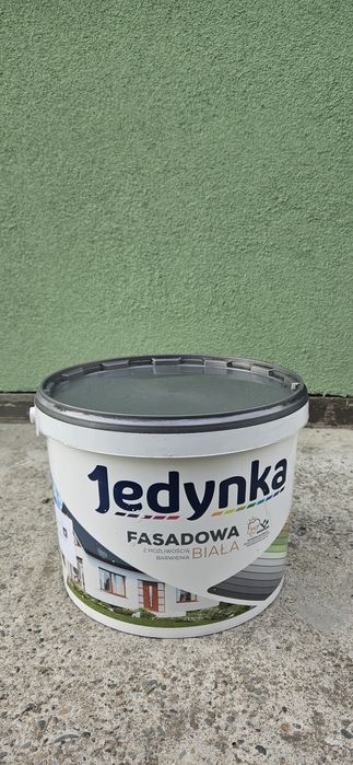 Sprzedam farbę elewacyjną zewnętrzną Jędynka – kolor zielony