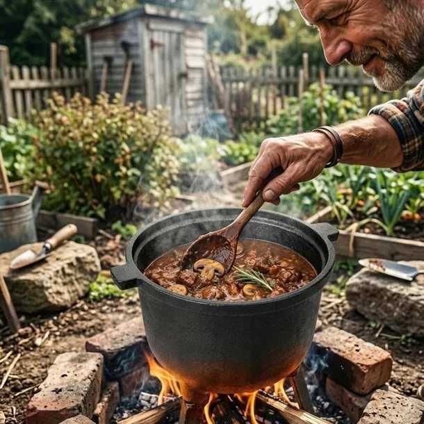 Kociołek żeliwny STAZER BONFIRE o pojemności 10L