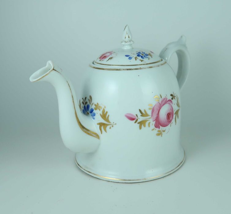 Chaleira Vista Alegre Séc. XIX - Pintura Manual