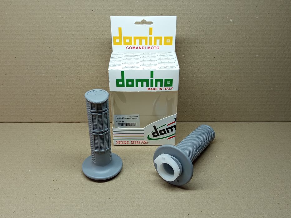 Ручки керма мото d-22mm (пара) "DOMINO" універсальні, силікон
