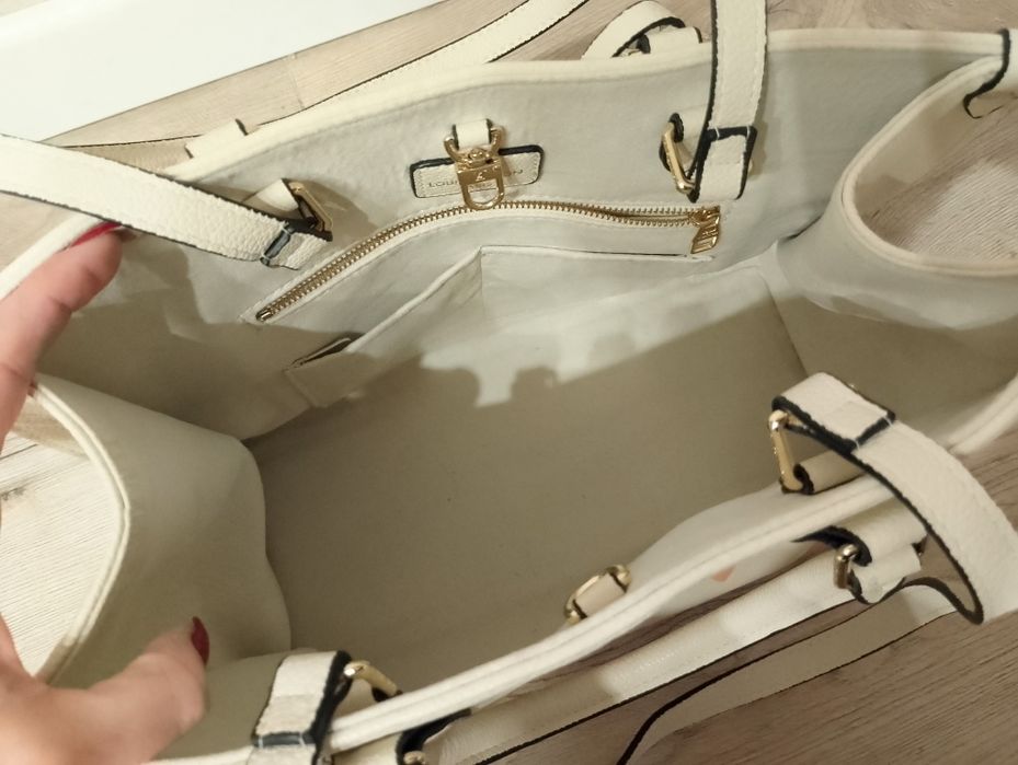 Jasna Beżowa torba lv