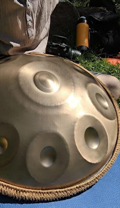 Хендпан 56 см “Золото” — глибокий резонанс, 432 Гц