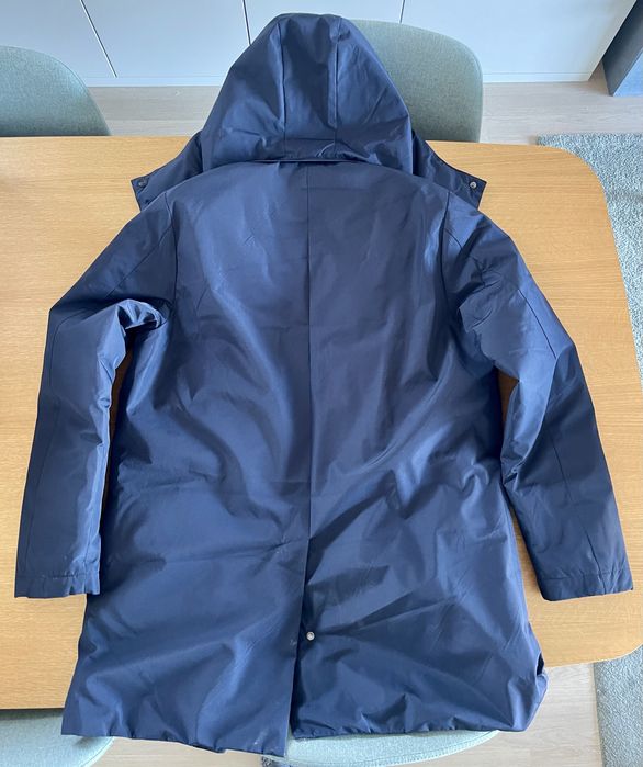 Parka técnica Azul com capuz Suits Inc Tamanho L