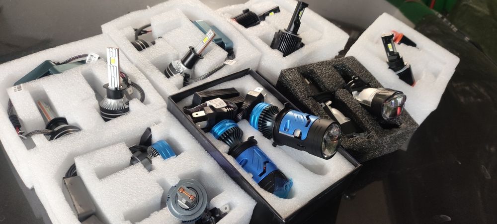 Міні лінзи лед лампи 6000К 45-67Вт. h1/hb3/h4/h7/h11/h15