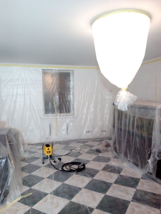 Покраска стен краскопультом вагнер - 90 фото