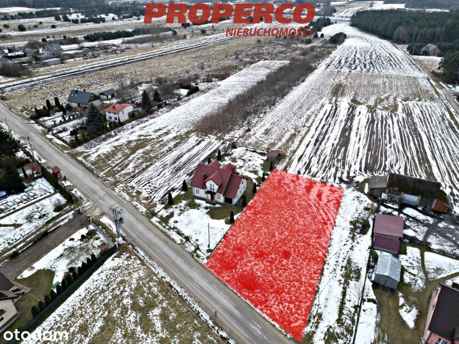 Działka pow. 1100m2, Bolmin Milechowy, gm. Chęciny