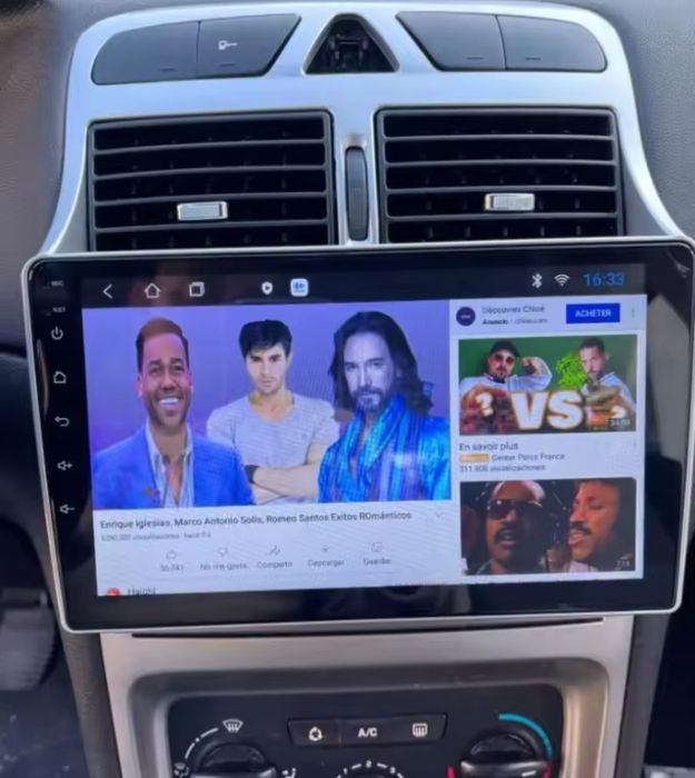 Rádio Android 14 com GPS Peugeot 307 (Artigo Novo)