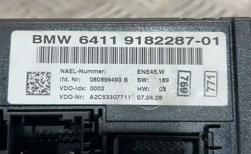 BMW 1 E82 E88 Unidade de controle climatização