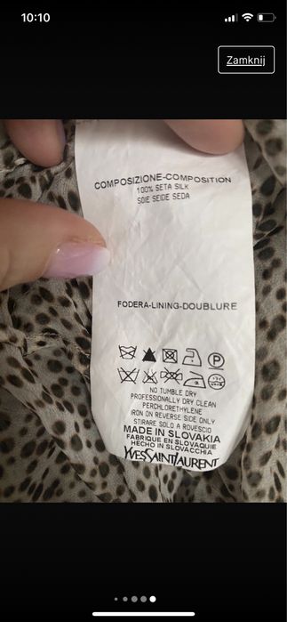 Sukienka Yves Saint Laurent