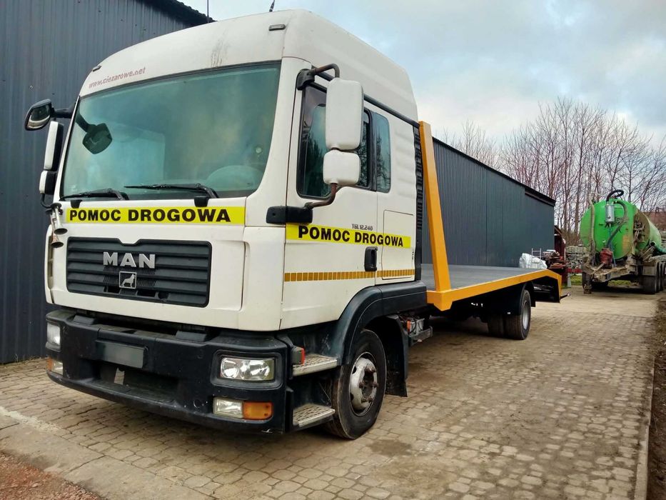 Man TGL 12.240 EURO 5 Pomoc Drogowa Laweta Autolaweta DMC 12T Ład 6600
