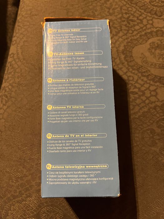 Antena para TV portátil