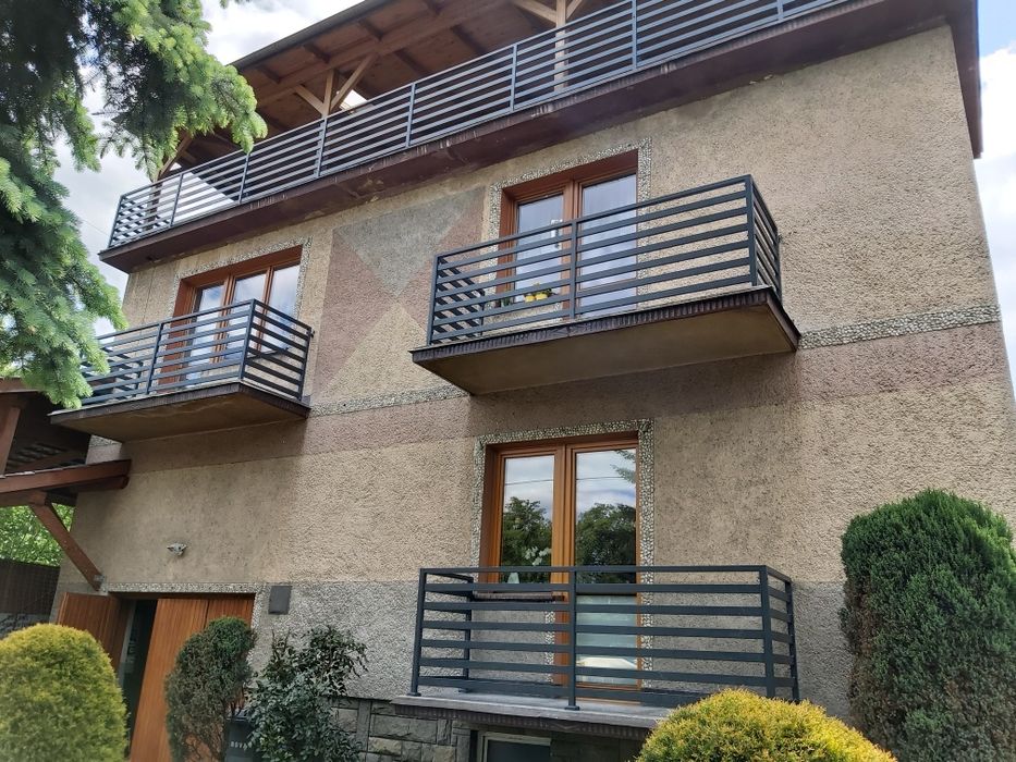 Balustrada tarasowa 60x20 ocynk malowany proszkowo