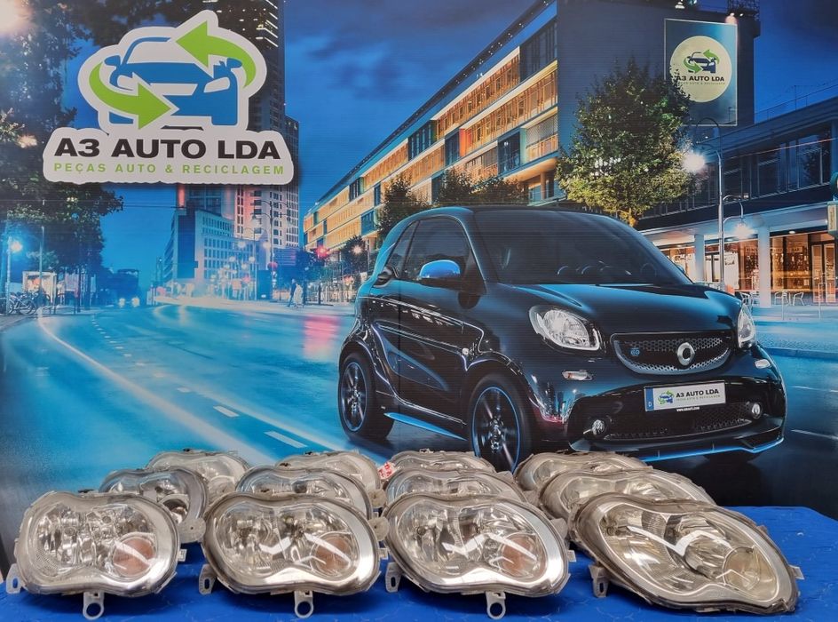 Óticas Smart Fortwo 450 1G e 2G