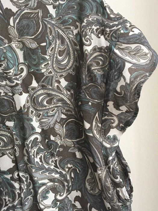 ROSEMUNDE bluzka jedwab wiskoza paisley 38/40 M/L