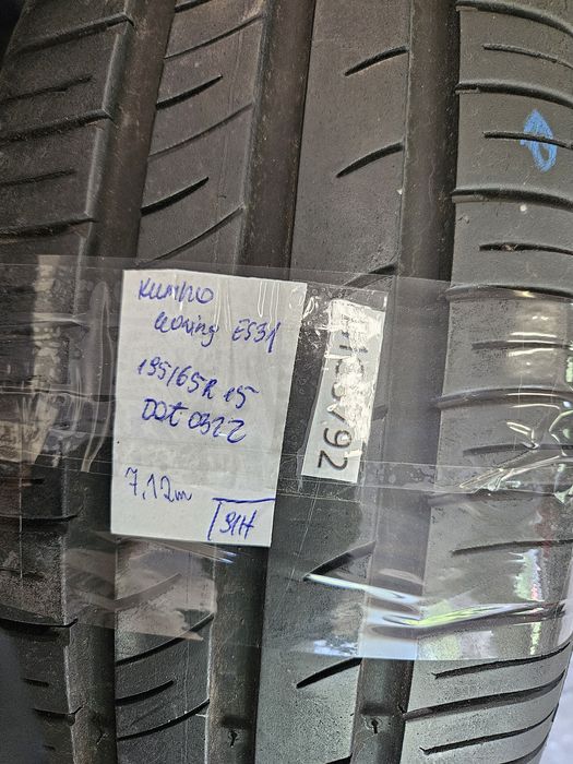 Kumho 195/65 r15 EcoWing ES31 /// 7,15mm!!! 2022r