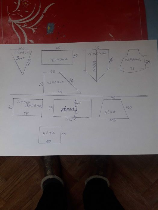 . Залишки парашутної тканини