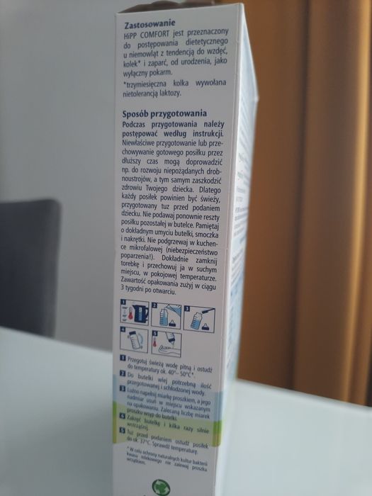 Mleko HIPP Comfort 1 praebiotyk + probiotyk