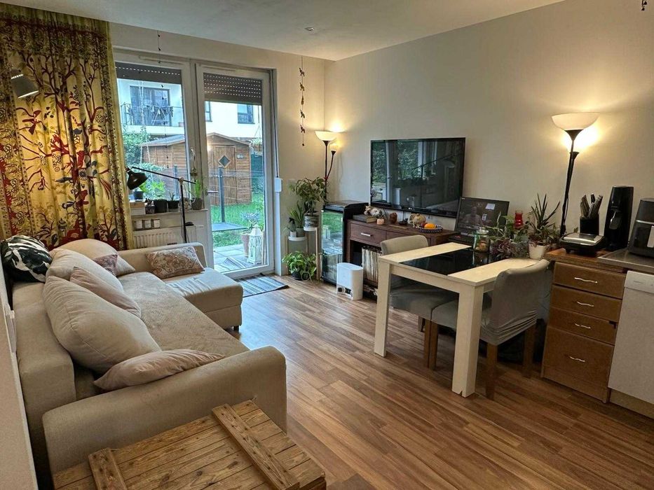 Sprzedam 2 pokojowe mieszkanie 39m2, Wrocław ul. Kabaczkowa 595,000 zł z ogrodem 70 m2 Krzyki/Klecina