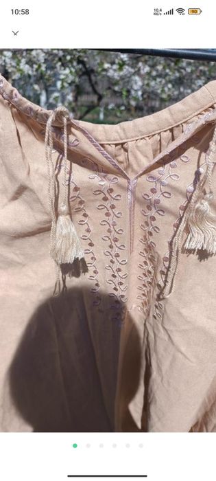 Вишиванка бежева