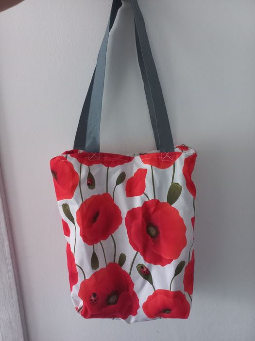 Nowa torba w maki na zamek handmade