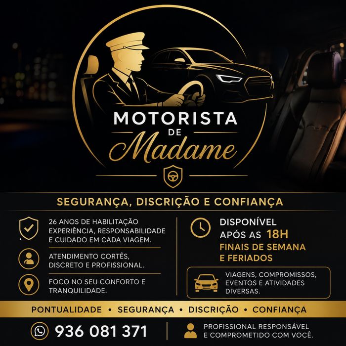 Motorista Particular | Chauffeur