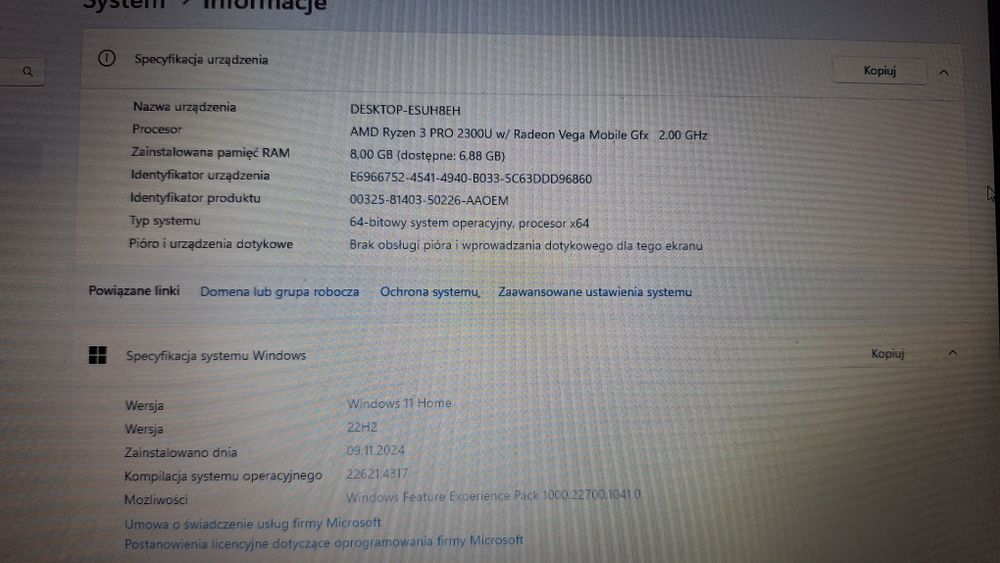 ThinkPad A285 używany
