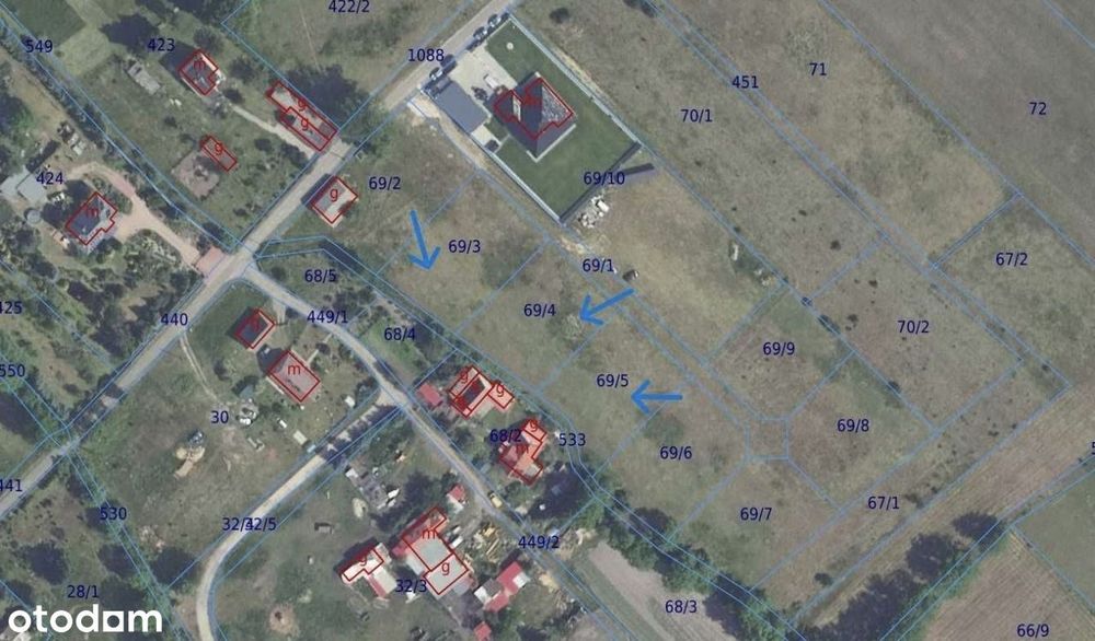 Czerna gm. Iłowa - działki na sprzedaż - 1302 m2, 1323 m2, 1471 m2  WZ