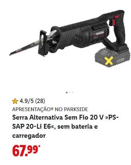 Serra Sabre 20V Performance Parkside