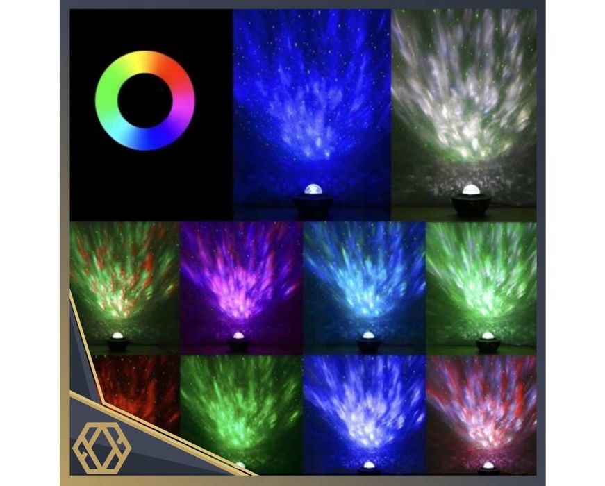 Projektor Gwiazd dla Dzieci Rzutnik Kosmosu Głośnik Bluetooth + Pilot