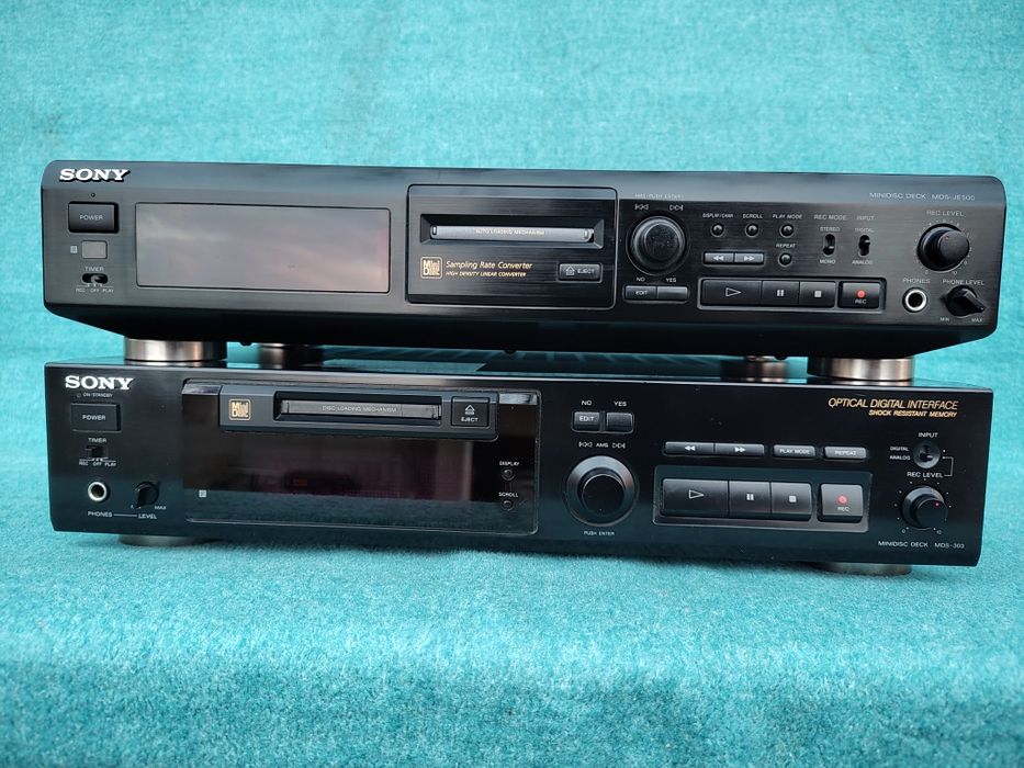 Sony minidisc mini disc MDS 303 MDS 500