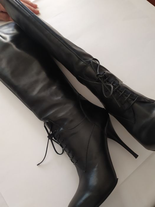 Botas cano alto Miu Miu 37