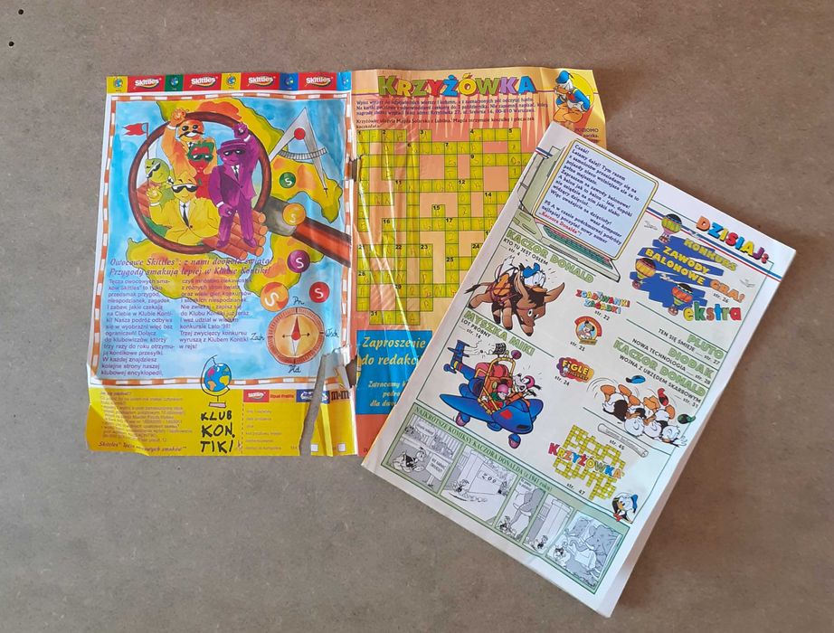 Kaczor Donald nr 27/1997 + dodatek gra Zawody balonowe komiks unikat