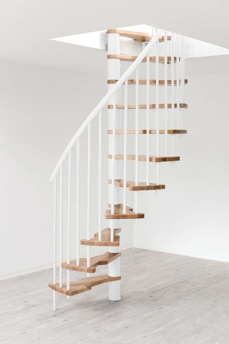 Schody spiralne, kacze METALLICA Smart/ 130 x 78 /Czarne/ BUK