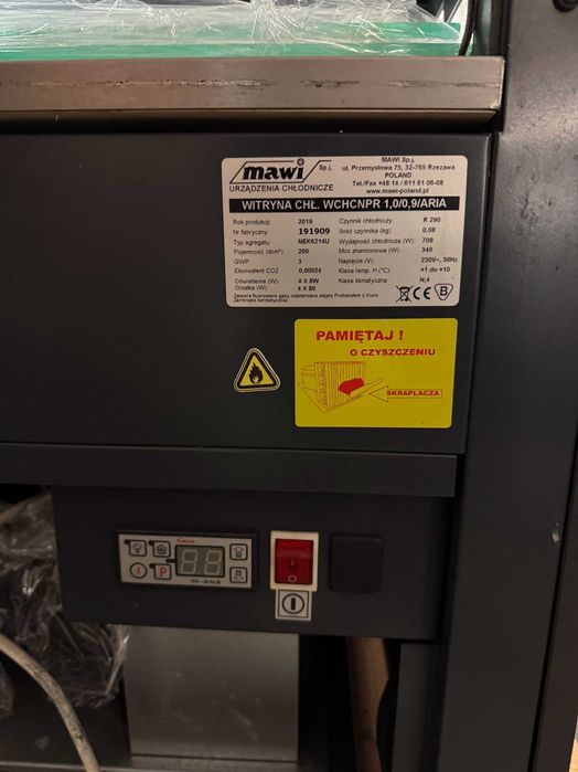 Witryna cukiernicza chłodnicza Mawi Aria 1.0m