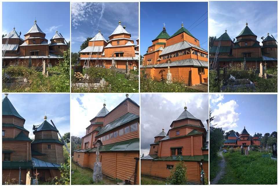 Фарбування Дахів, Фасадів, Куполів, Ангарів, Пром.споруд Тячів