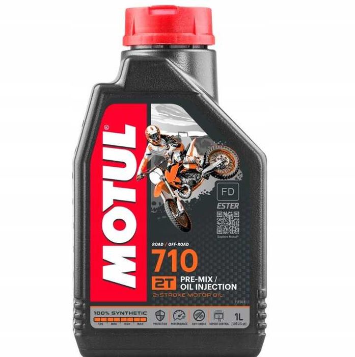 Olej silnikowy Motul 710 2T, 1 litr (syntetyczny)