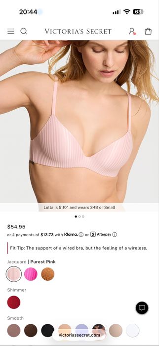 Бра Виктория Сикрет, без косточек, без пушап