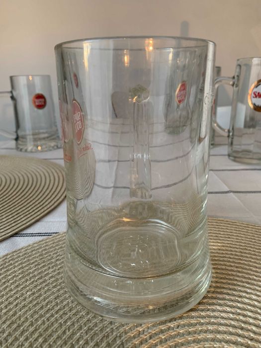 Caneca Cerveja Super Bock Sabor Autêntico 50cl Crisal