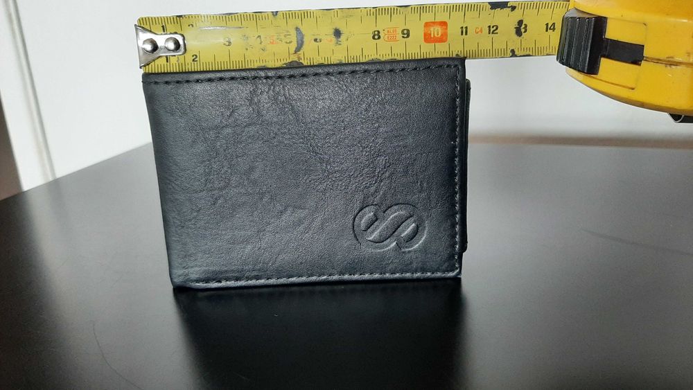 Carteira preta Silver