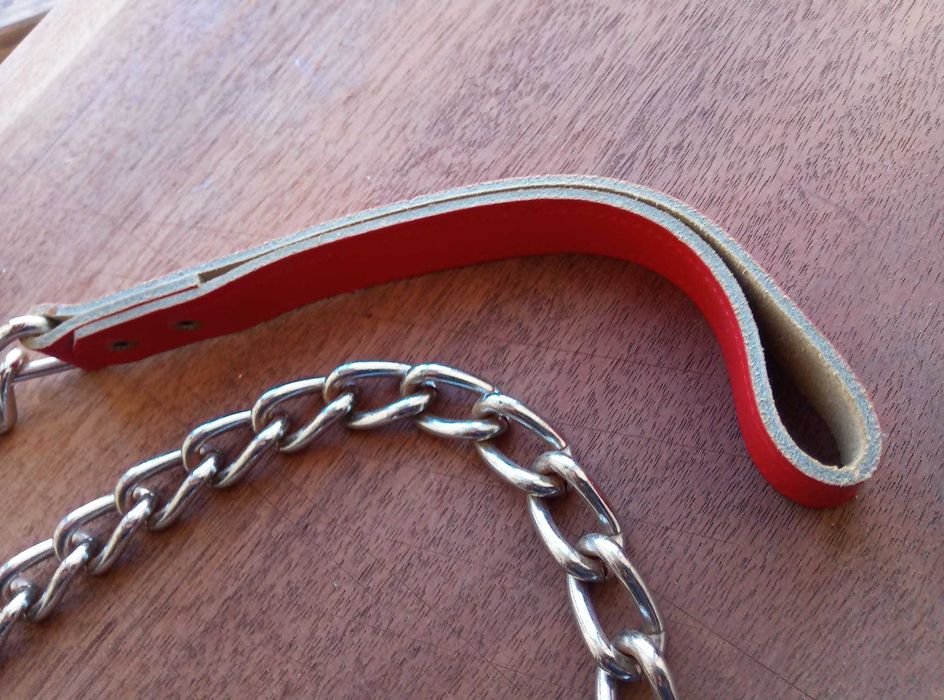 Trela de corrente para cão grande