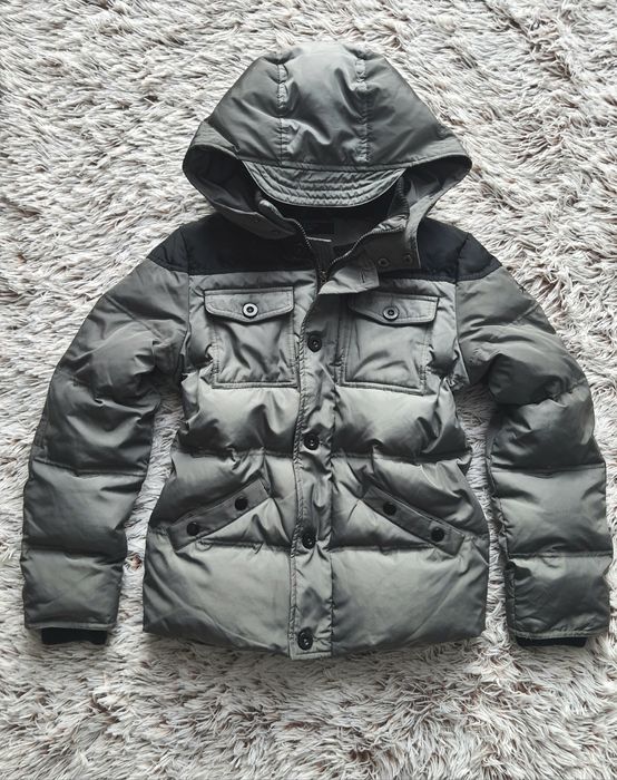 Chłopięca kurtka zimowa, prawdziwy puch, ciepła Benetton 152cm Nowa