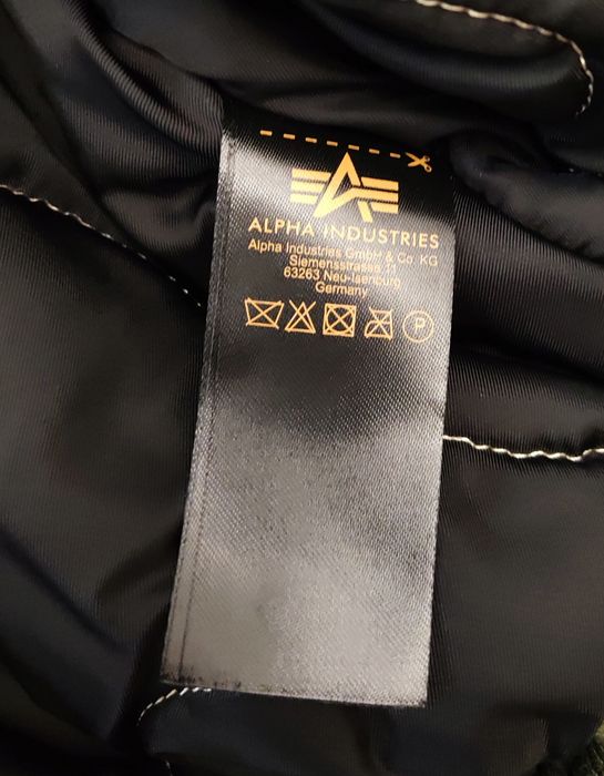 Alpha Industries męska kurtka bomberka ocieplana w rozmiarze S