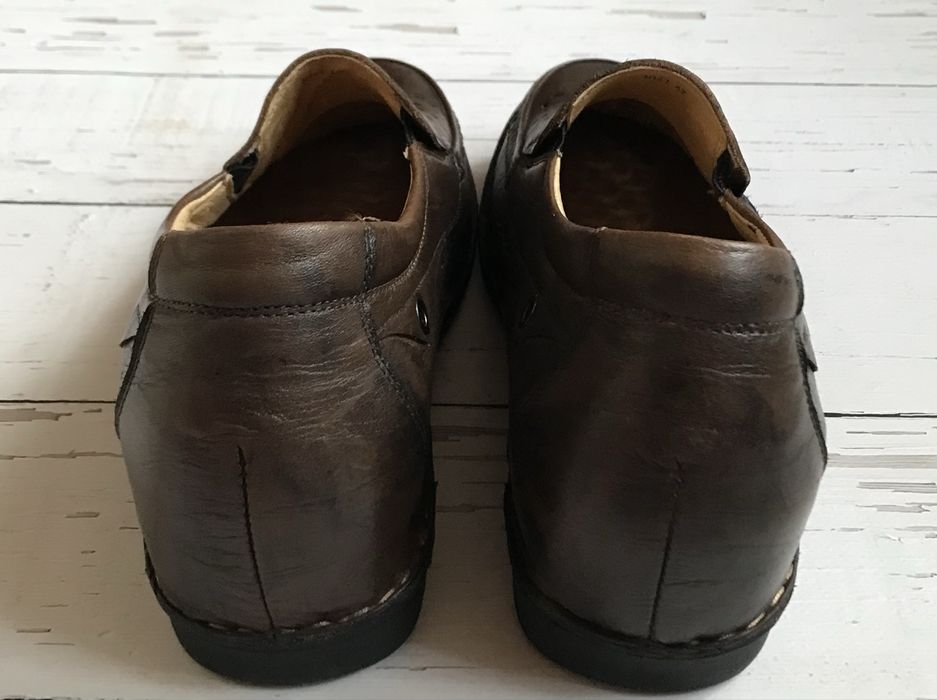 Włoskie Męskie Mokasyny Podwyższające Mario Bertulli 42/43 Skóra Nowe