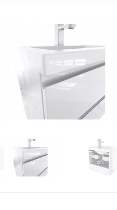 Szafka łazienkowa z umywalką 60cm